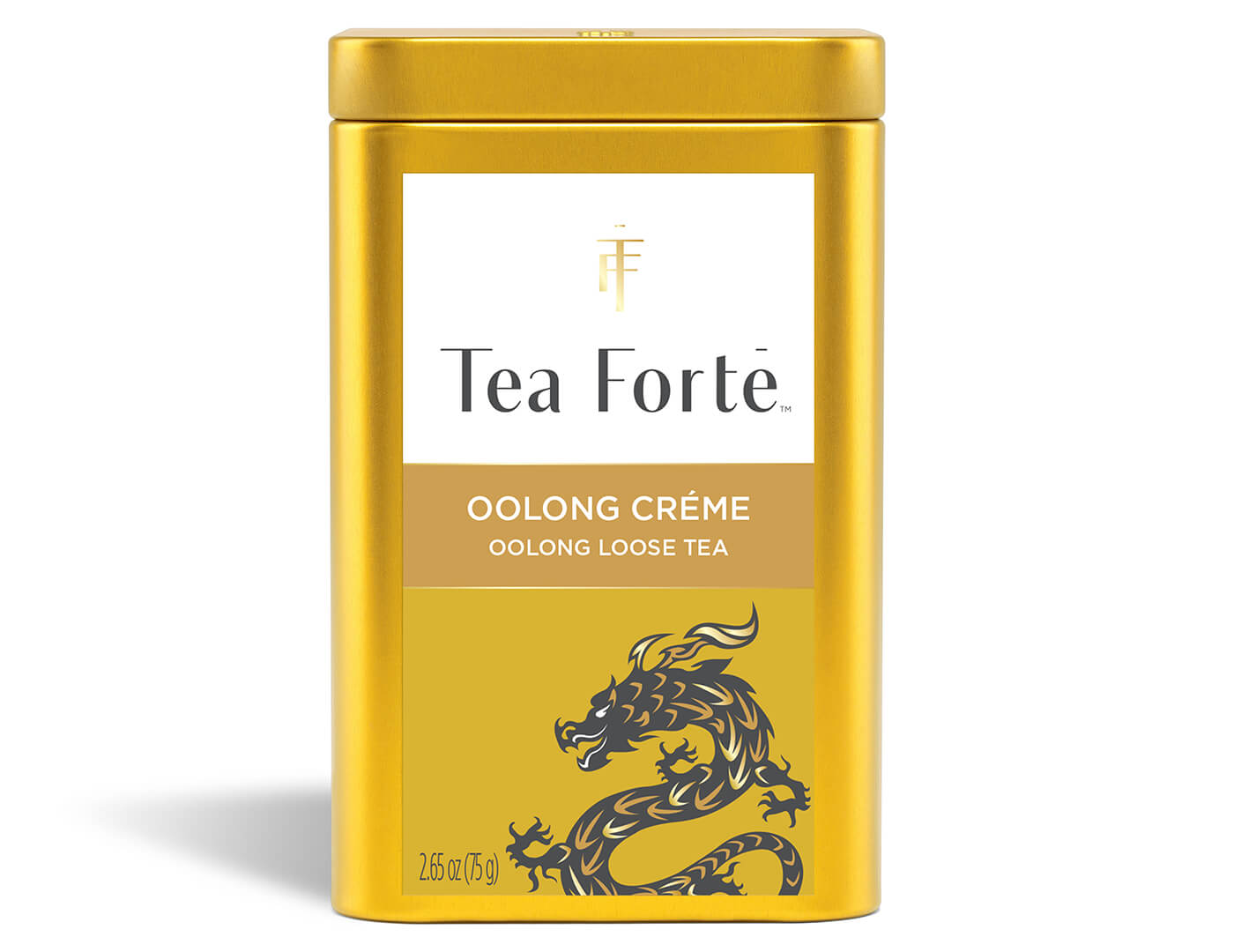 Oolong Créme Loose Leaf Tea Canister - front view