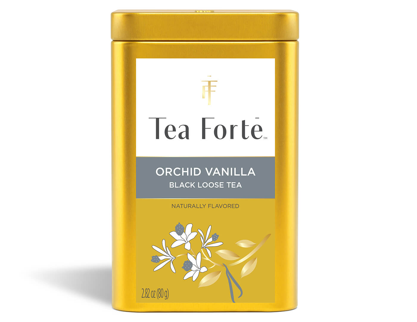 Orchid Vanilla Loose Leaf Tea Canister - front view