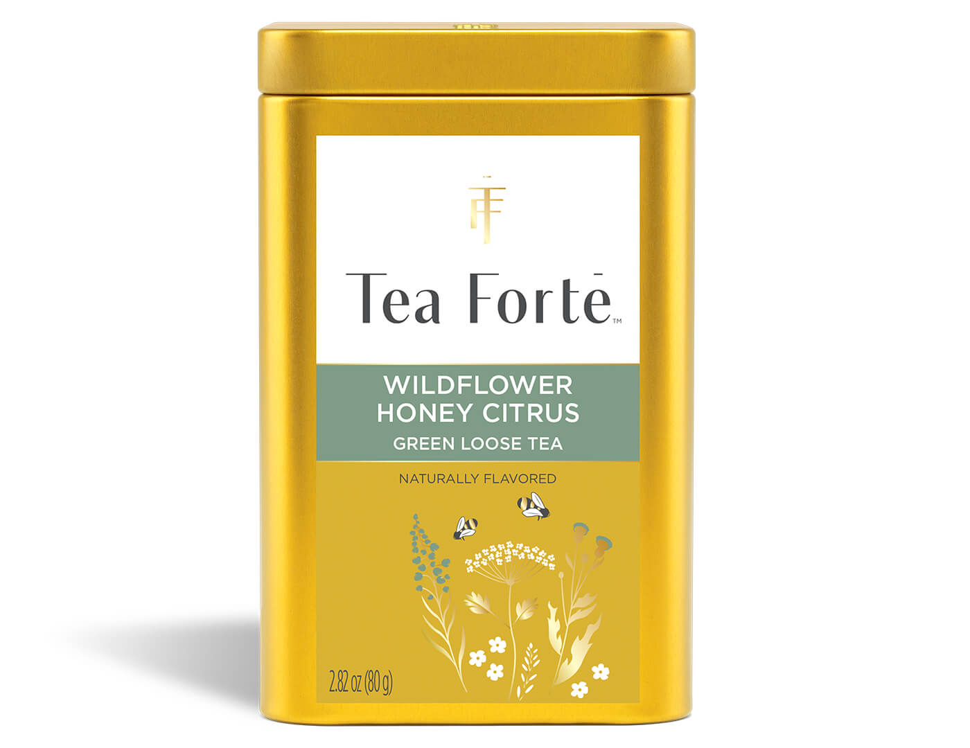 Wildflower Honey Citrus Loose Leaf Tea Canister - front view