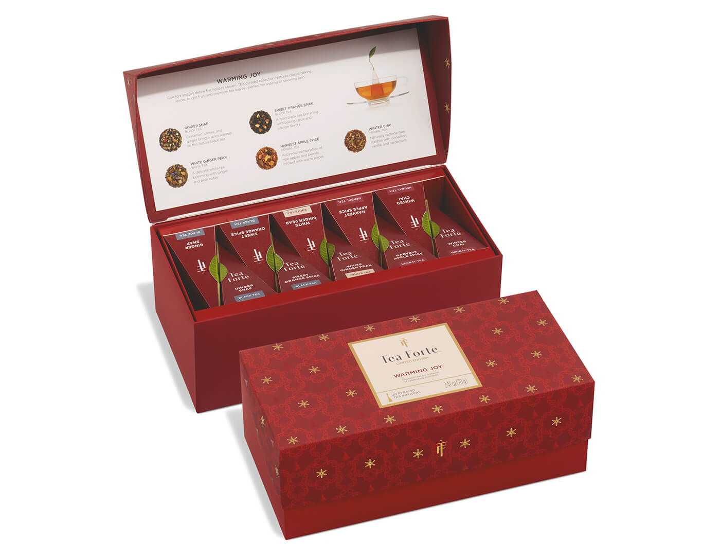 Warming Joy Presentation Box, open and closed