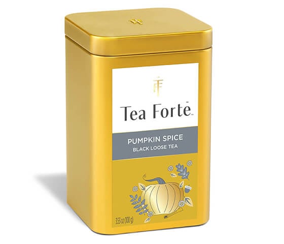 Pumpkin Spice loose tea canisters