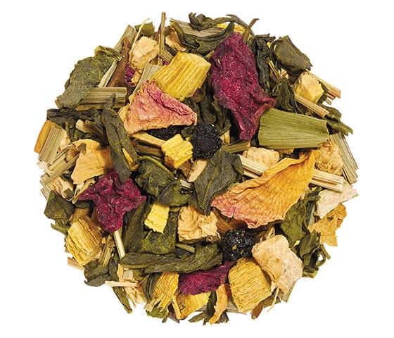 Defense Wellness tea pile